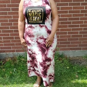 Black Girl Magic Tank Top Sundress